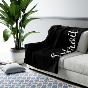 Detroit Classic Sherpa Throw