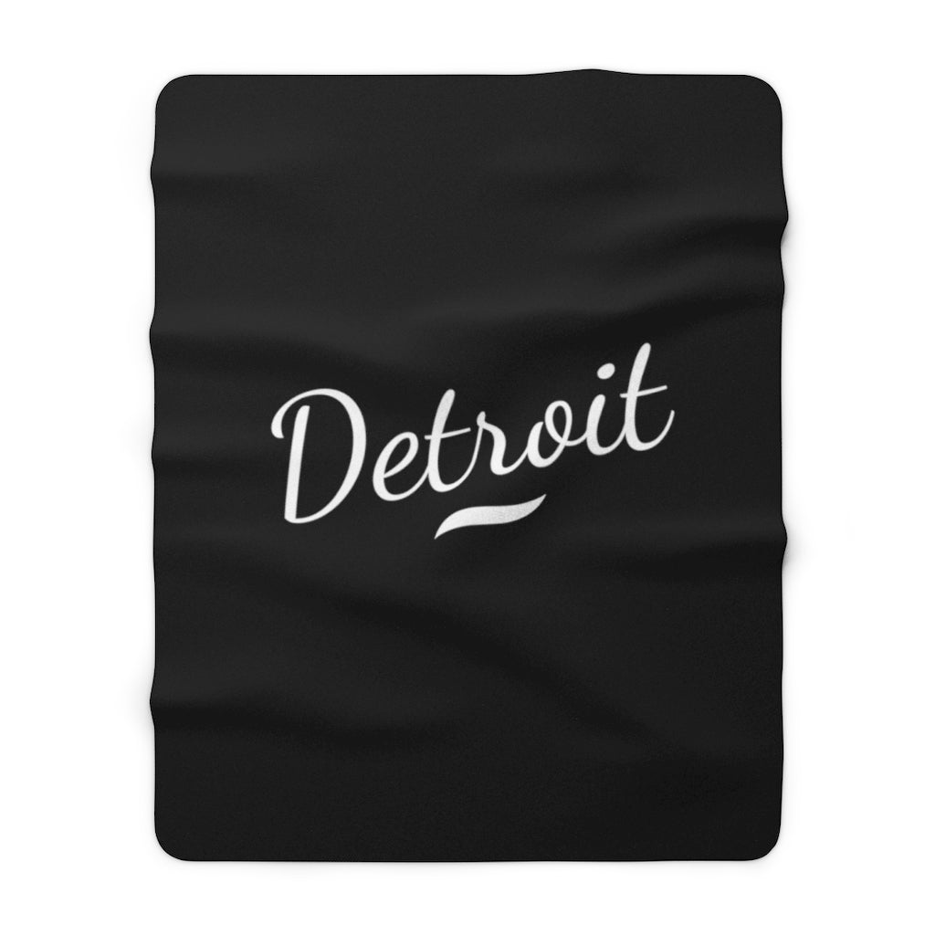 Detroit Classic Sherpa Throw