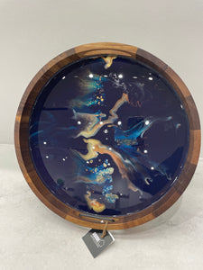 Blue Decorative Tray